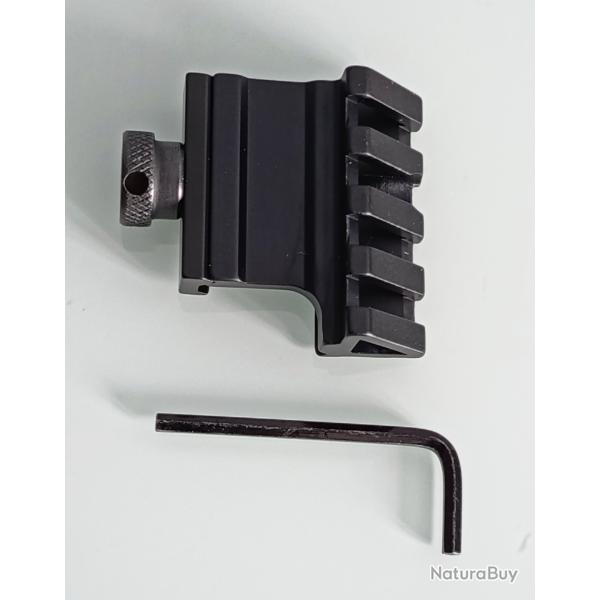 Montage incline 45 degr�s pour rail Picatinny