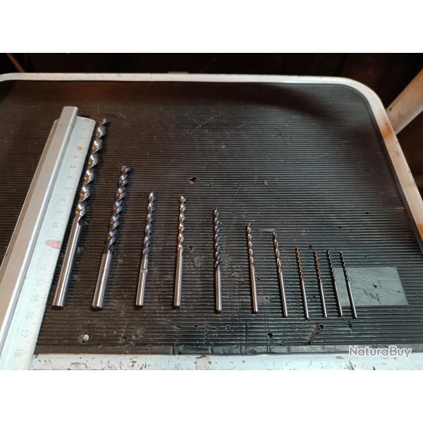 Lot for�ts sp�ciaux professionnels spirales courtes hss et hss-e guhring titex