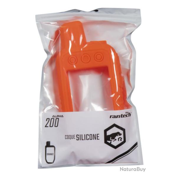 Coque silicone Rantech pour Garmin Alpha 200 orange