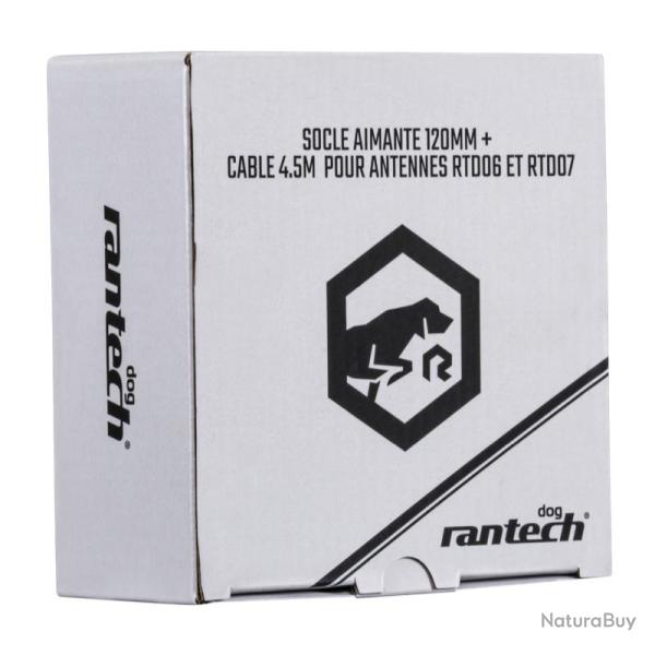 Socle aimant� 120mm et cable pour antenne Rantech RTD06 et RTD07