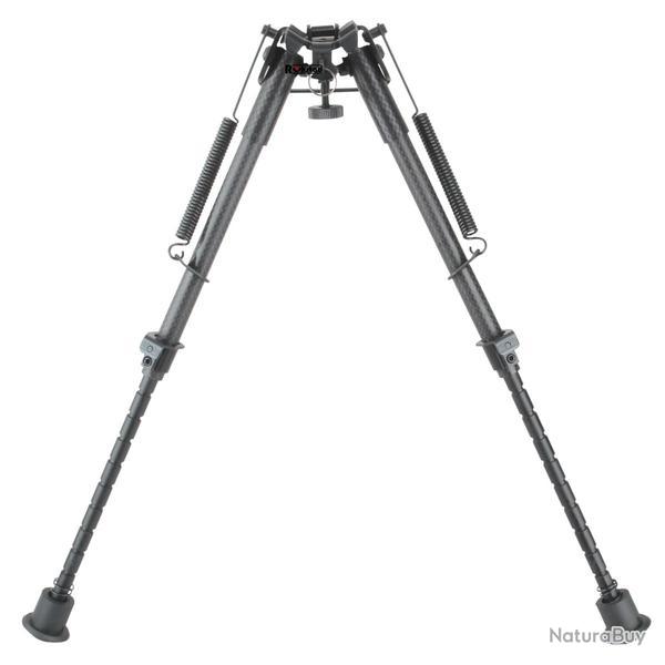 Bipied pour carabine Rokstad Carbon 6N - Grenadi�re ou rail Weaver - 23-34,5cm