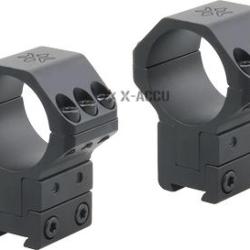 Colliers pour lunette X Accu Vector Optics - 30mm - Rail 11mm - Haut