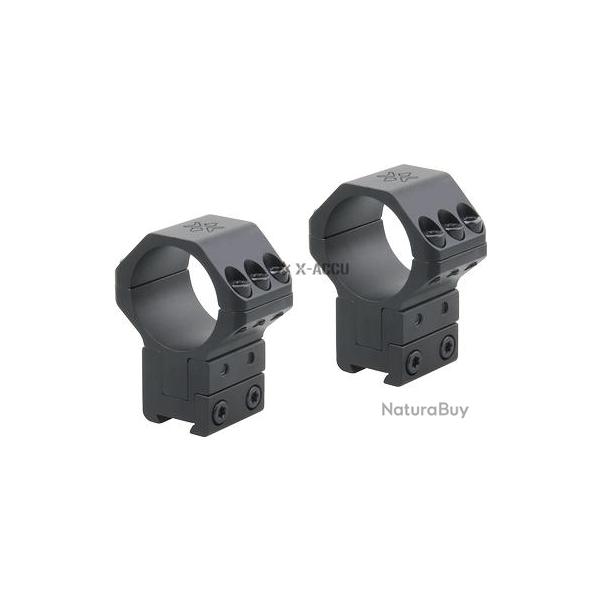 Colliers pour lunette X Accu Vector Optics - 30mm - Rail 11mm - Haut