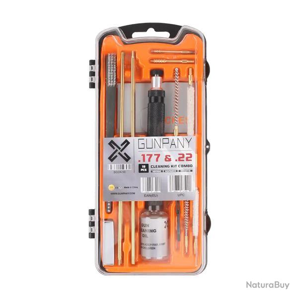 N�cessaire de nettoyage pour carabine 4,5mm Vector Optics