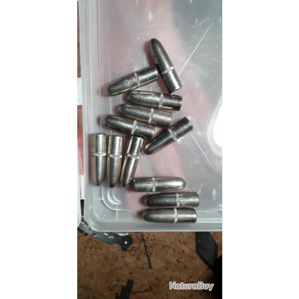 12 ogives RWS V Mantel calibre 9,3 mm