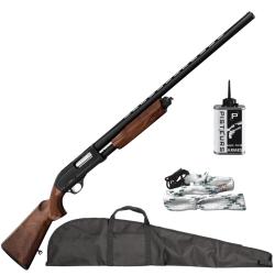 Pack chasseur ! Fusil de chasse &agrave; pompe Yildiz S71 Cal 12/76 + fourreau + nettoyage