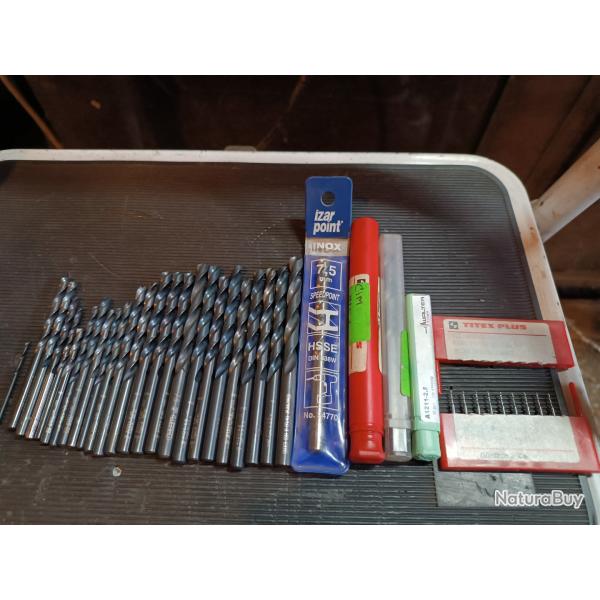 Lot for�t hss pour m�taux durs professionnels titex plus Walter prototyp garant...