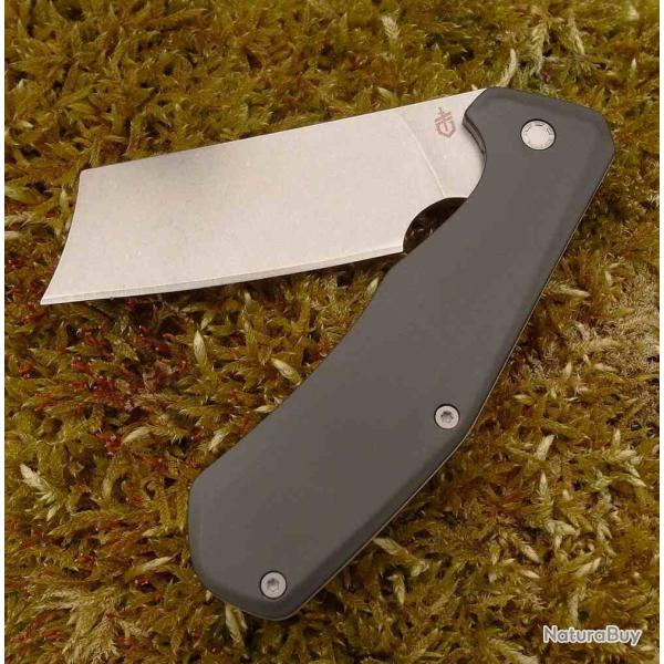 Couteau Gerber Asada Lame Acier 7Cr17MoV SW Manche Aluminium Onyx Black Alu Frame Lock G1807