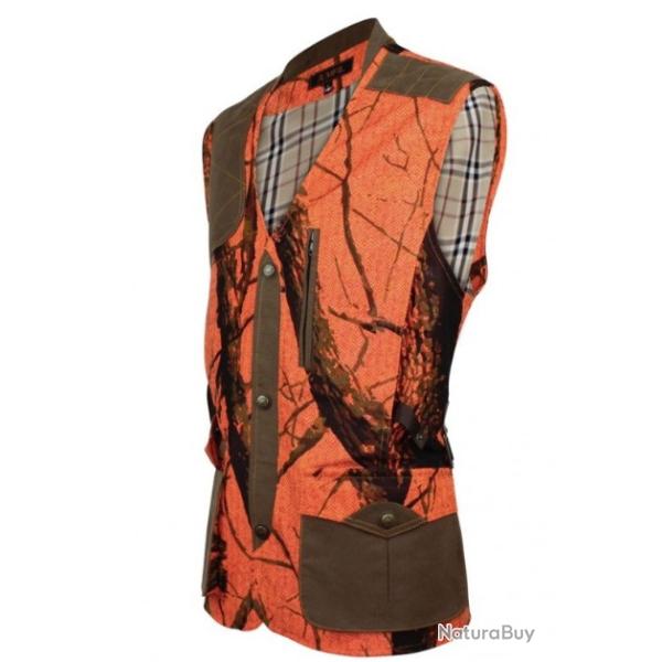 Promotion - Gilet Jumfil Berry Camotweed   coloris : orange/camo