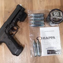 Pistolet LTJ Alfa 1.5 18 joules+laser+munitions