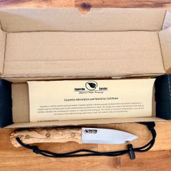 Casstr&ouml;m No.10 Swedish Forest Knife - Curly Birch - Sleipner - Firesteel - neuf