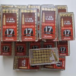 Lot de 1037 cartouches 17HMR hornady