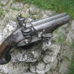 pistolet de carrosse louis XV, pour restauration ou pour pi&egrave;ces