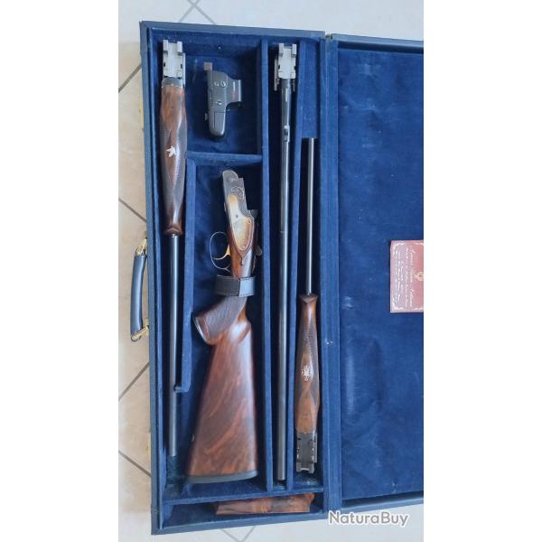 vend carabine express 8x57 JRS PIERRE ARTISAN +2 canons cal 20 +valise