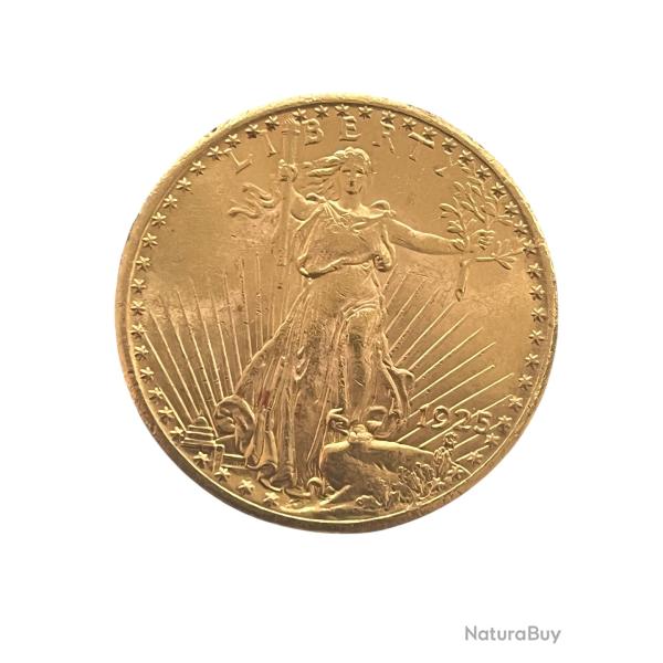Pi�ce en or - 20 Dollars Double Eagle 1925 - type Saint-Gaudens - 33,7 g