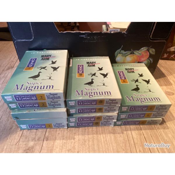 Lot de 12 bo�te de super magnum 89