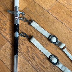 Dague officier aviation polonaise mod&egrave;le 1954 militaria Pologne