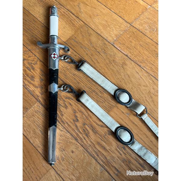 Dague officier aviation polonaise mod�le 1954 militaria Pologne