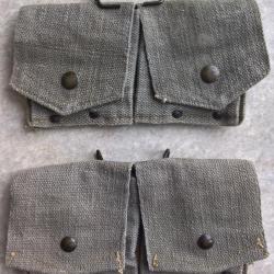 Paire de cartouchi&egrave;res TAP 50/53 Parachutistes L&eacute;gion Alg&eacute;rie