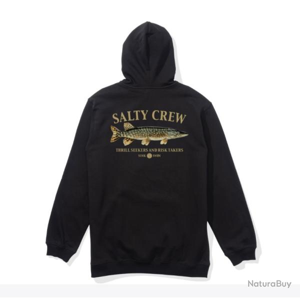 Sweat Shirt � Capuche Salty Crew Euro Pike Hood Fleece Noir
