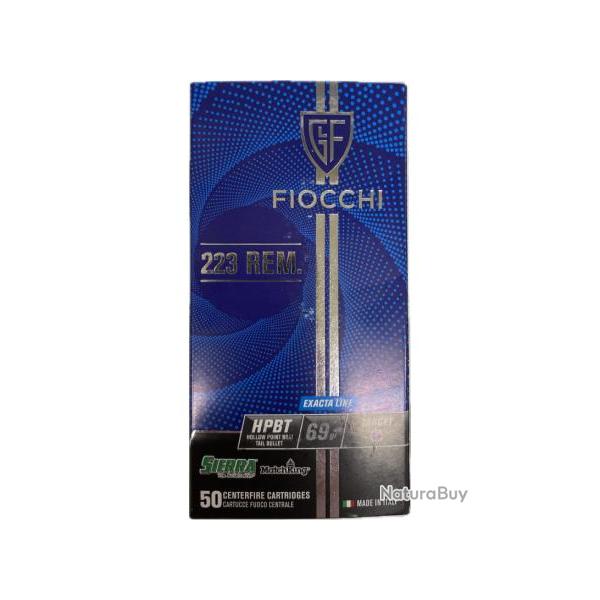 Fiocchi .223 HPBT SIERRA Rem 69 gr x50