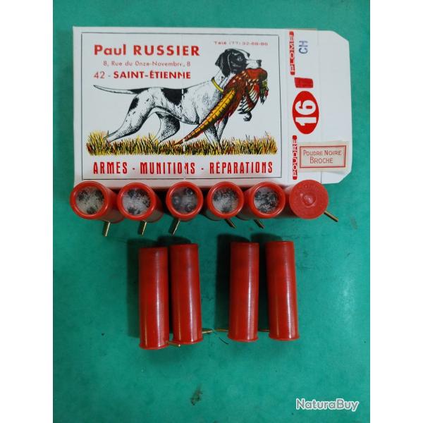 Bo�te de cartouches � broche calibre 16 Collection.