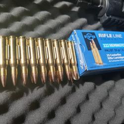 Bo&icirc;te de munitions 222 remington PPU