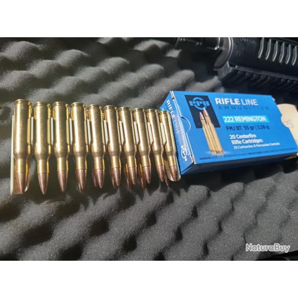 Bo�te de munitions 222 remington PPU