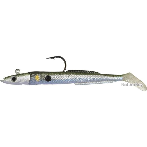 SANDYLL 4.5' NATURAL JIGHEAD 10g - 3/0 (zinc) - GLASS MINNOW