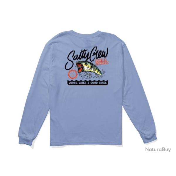 Tee Shirt Manches Longues Salty Crew Castoff Premium Bleu