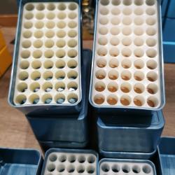 8 Bo&icirc;tes bleu fonc&eacute; de stockage munitions