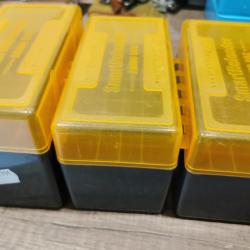 3 Bo&icirc;tes jaune stockage munitions