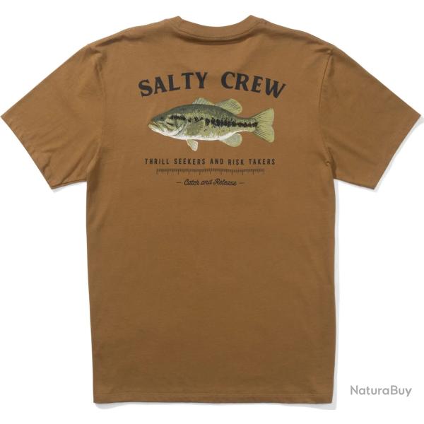 Tee Shirt Manches Courtes Salty Crew Bigmouth Premium Clay