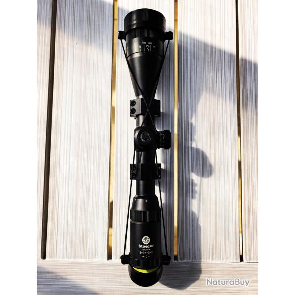 Lunette Stoeger 3-9X40AO colliers montage offerts.