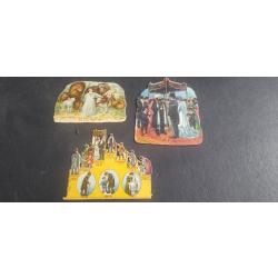 LOT DE 3 CHROMOS DECOUPIS JUDAICA 1