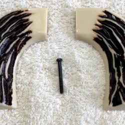 Plaquettes de crosse imitation bois de cerf pour Colt SAA 1873