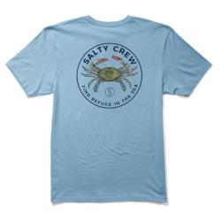 Tee Shirt Manches Courtes Salty Crew Blue Crabber Premium