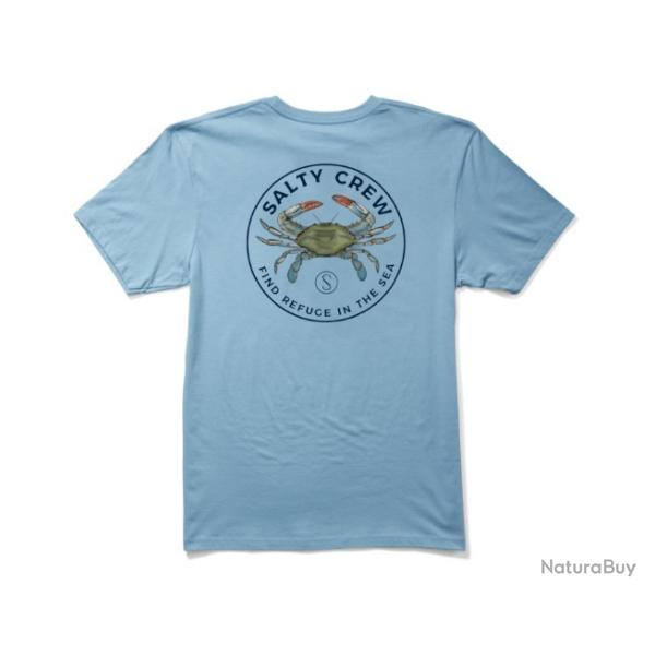 Tee Shirt Manches Courtes Salty Crew Blue Crabber Premium