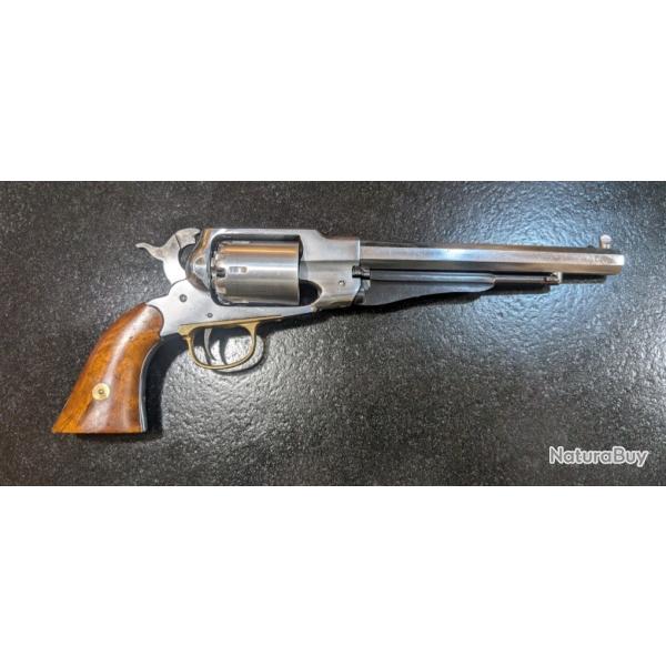 Superbe Remington 1858 New Model Army - Cal .44 - Armi San Marco - Look Inox / M�canique Parfaite