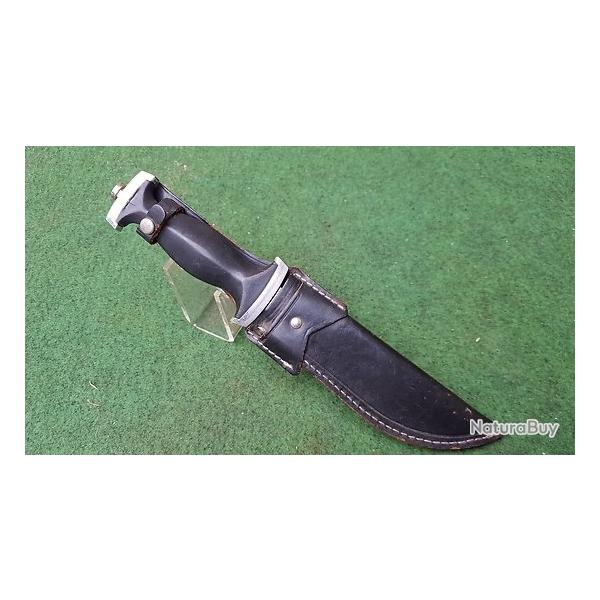 Dague ancienne allemande Rehwappen Solingen avec fourreau