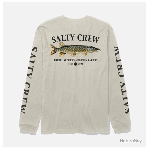 Tee Shirt Manches Longues Salty Crew Euro Pike Premium Bleu