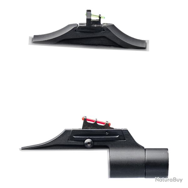 Hausse et guidon affut fibre optique pour Browning BAR 4X ET MARAL 4X