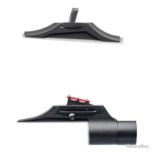 Hausse et guidon tracker fibre optique pour Browning BAR 4X ET MARAL 4X