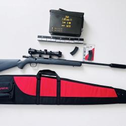 PACK COMPLET CARABINE SAVAGE STEVENS 300 F 22 LR SYNTH&Eacute;TIQUE