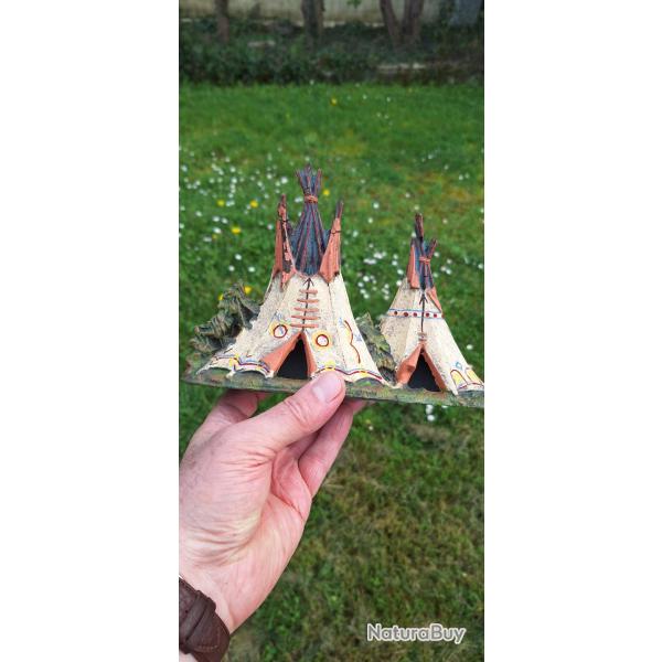 Figurine elastolin tipi indien 1930 cowboy