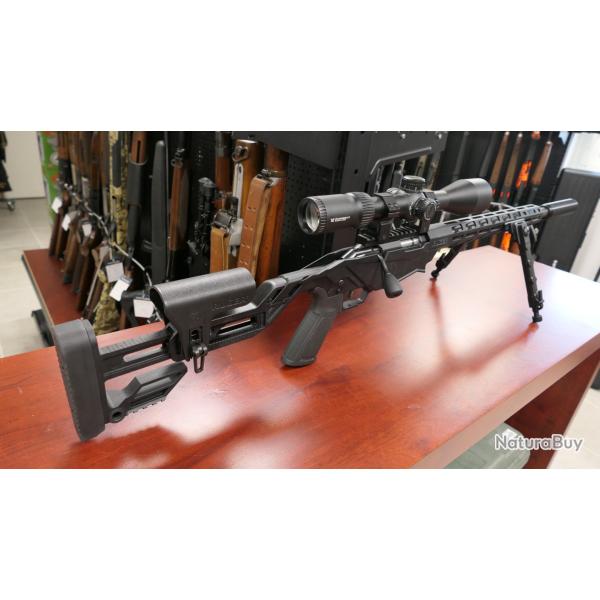 STOP AFFAIRE  RUGER PRECISION RIMFIRE  22LR + LUNETTE VORTEX 6-24X50 + BIPIED + SILENCIEUX