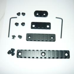 Lot de quatre rails   pour montage  M - LOOK    ( 3 - 5 - 7 et 13 emplacements )