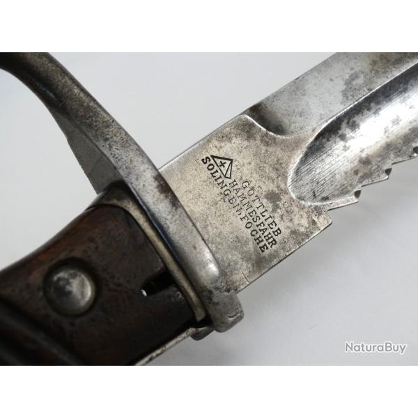Ba�onnette allemande S98/05 � dents de scie - Hammesfahr 1916