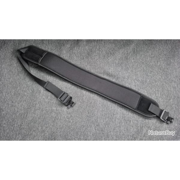 bretelle carabine neoprene noir