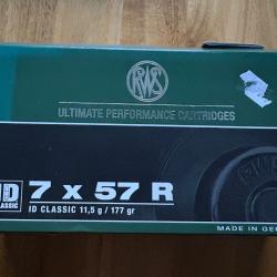 Bo&icirc;te balles neuve RWS 7 X 57R